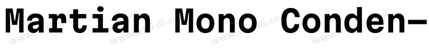 Martian Mono Conden字体转换